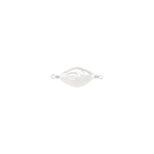 Diamond Pearl Charm - Silver