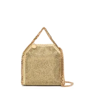 Falabella Tiny Tote Bag, Gold