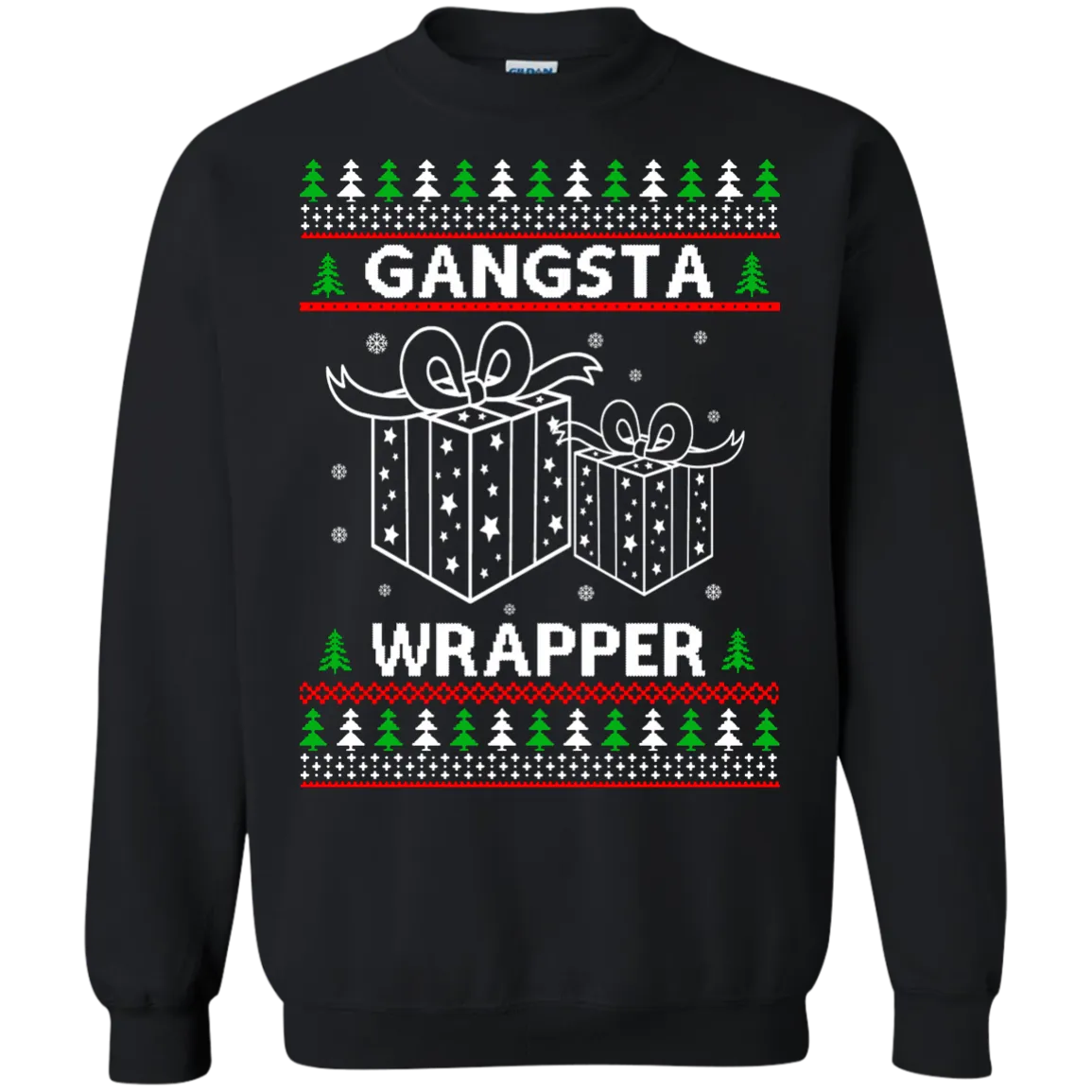 Gangsta Wrapper Ugly Christmas Sweater, Shirt, Hoodie