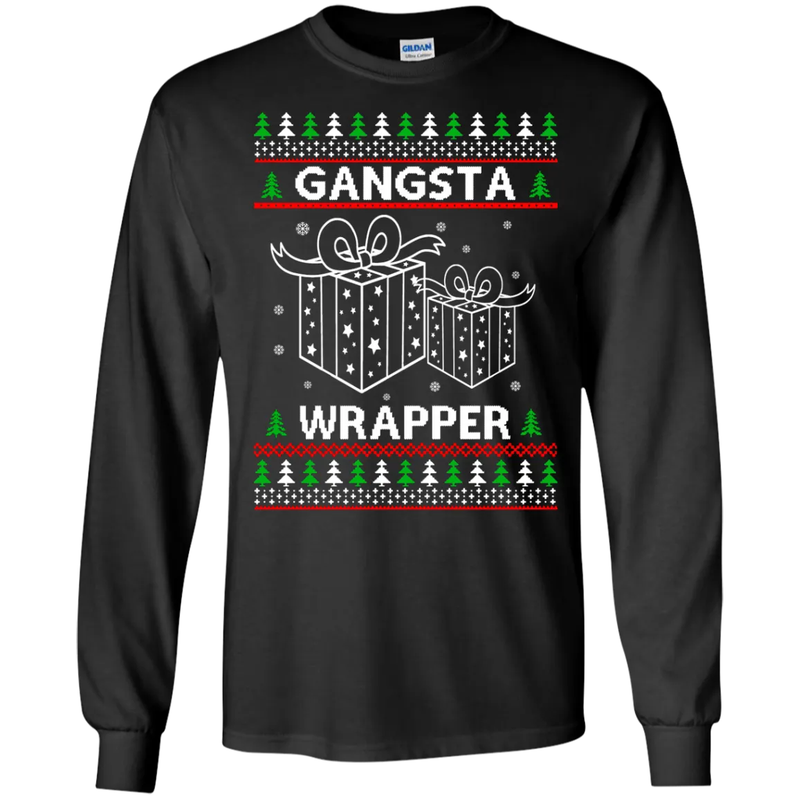 Gangsta Wrapper Ugly Christmas Sweater, Shirt, Hoodie