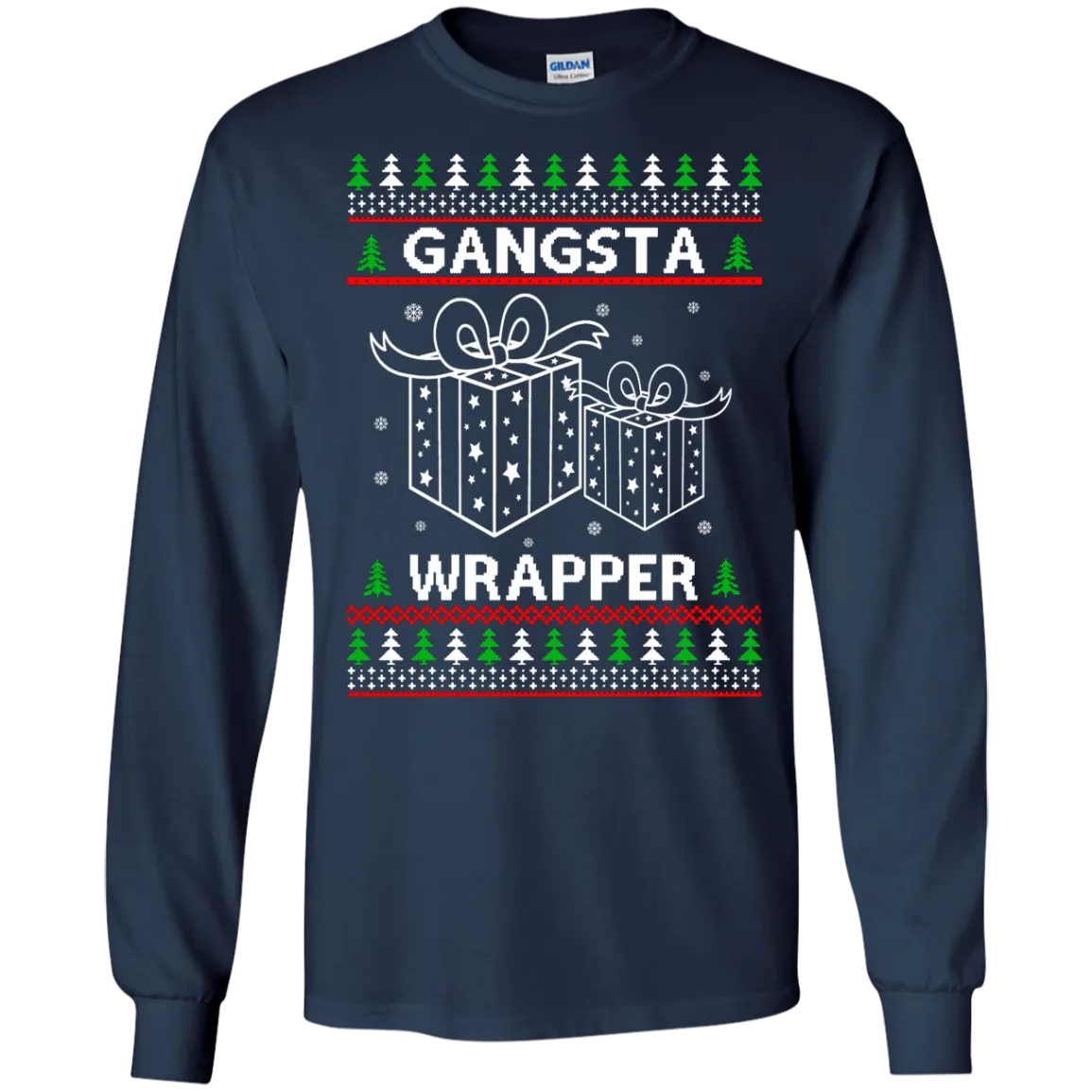 Gangsta Wrapper Ugly Christmas Sweater, Shirt, Hoodie