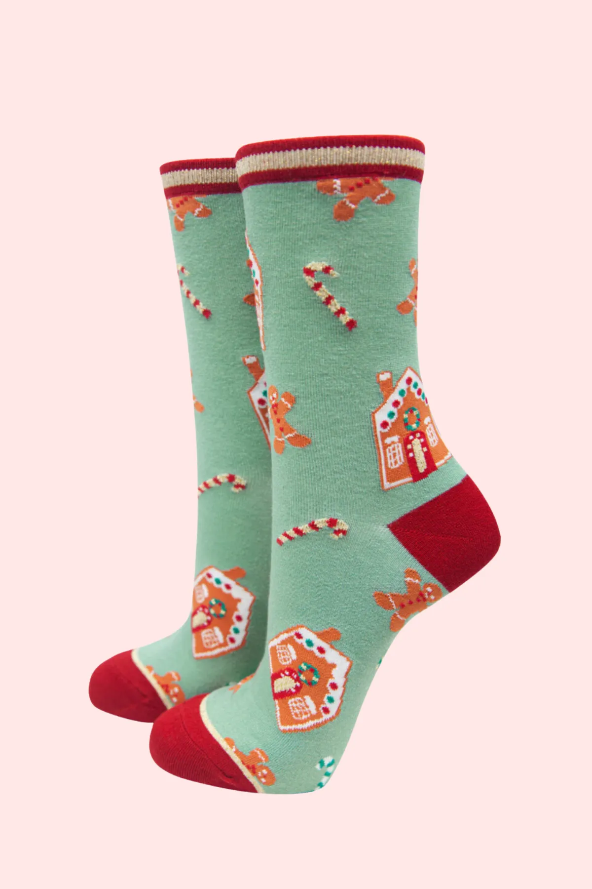 Gingerbread Socks Christmas Gift Box