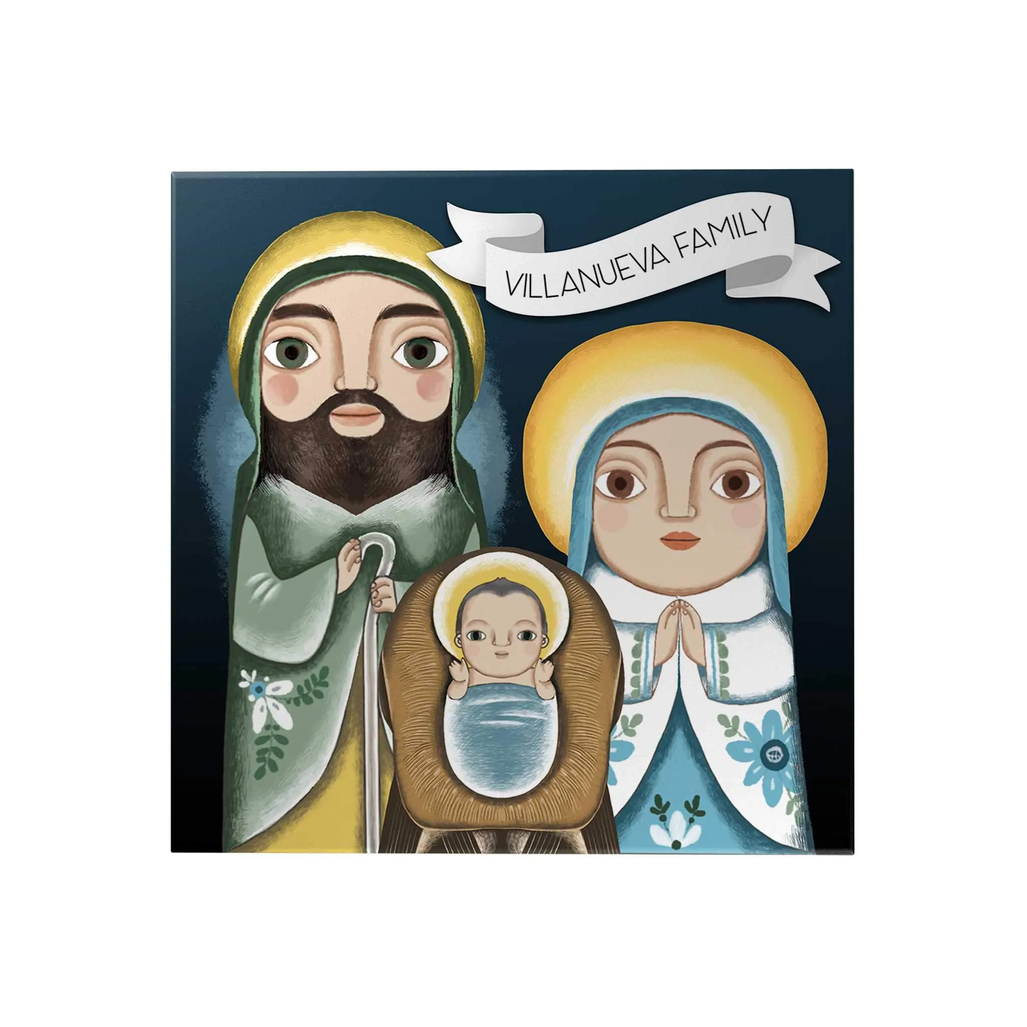 Gloria Holy Family Decoposter