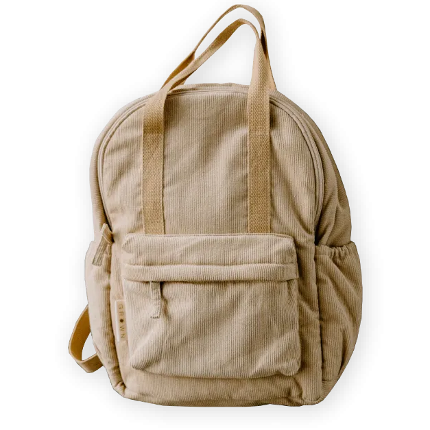 Grown Cotton Corduroy Backpack