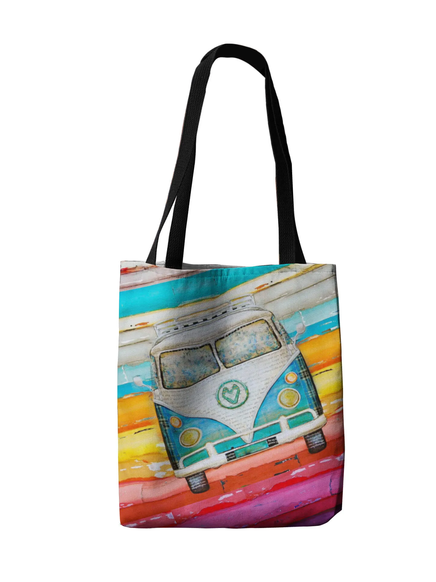 Hippie Van AOP Tote Bag