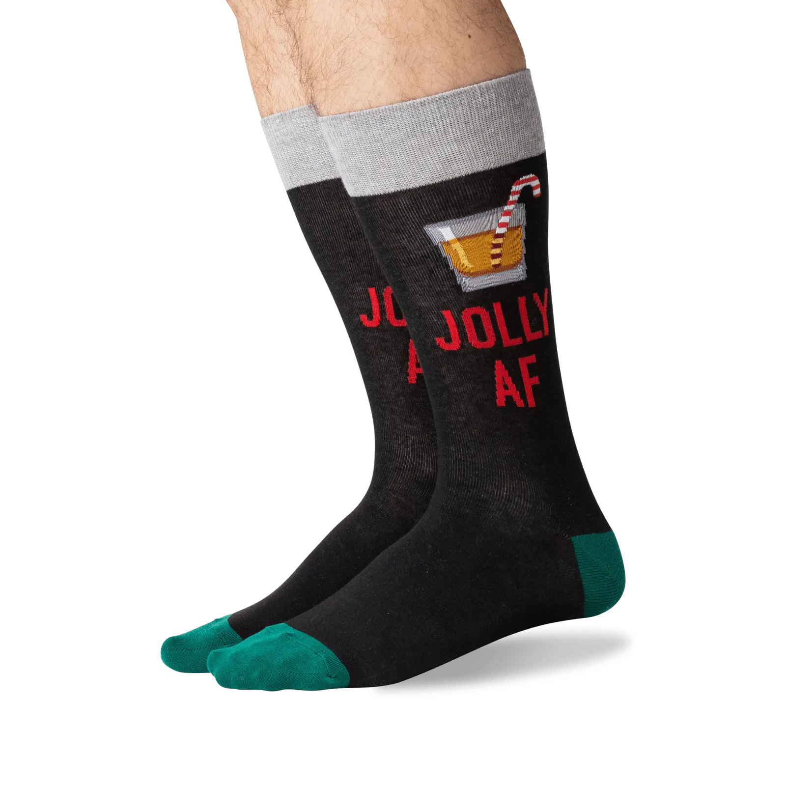 HOTSOX Men's Jolly AF Crew Socks