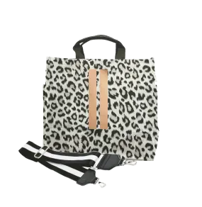 Luxe North South Bag in Leopard