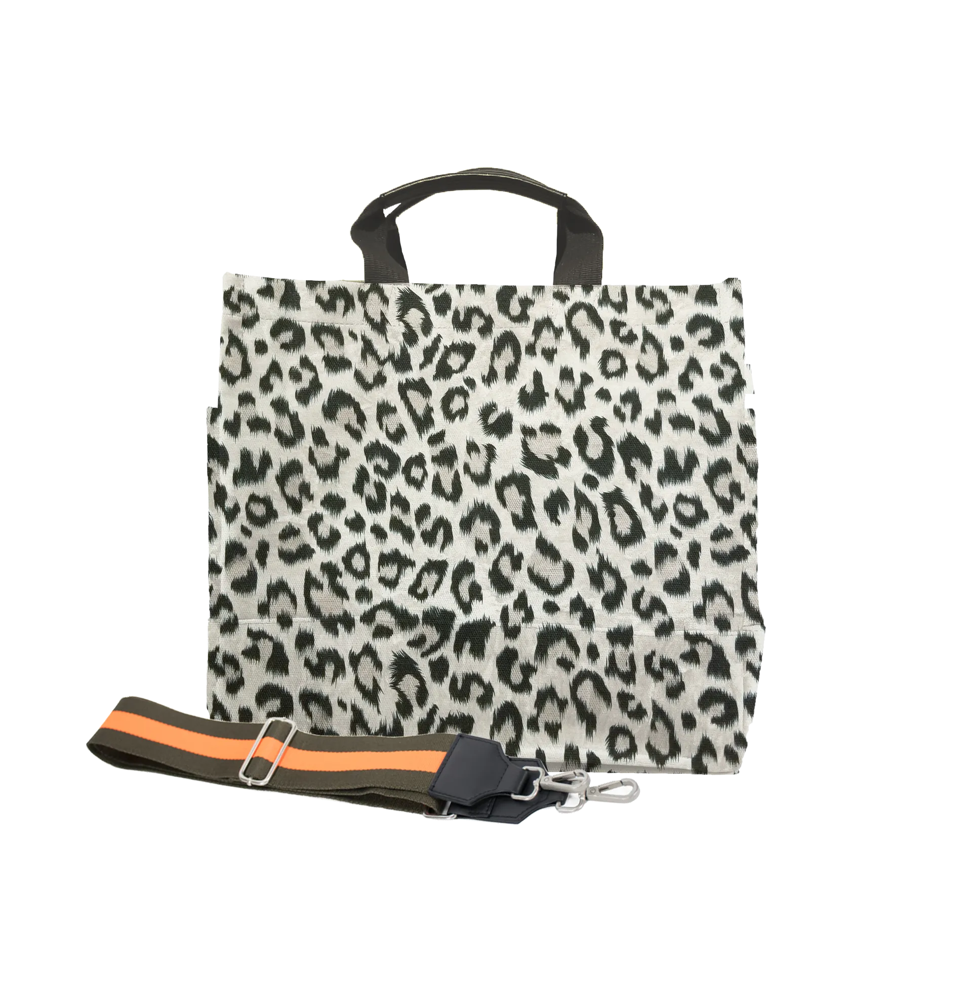 Luxe North South Bag in Leopard