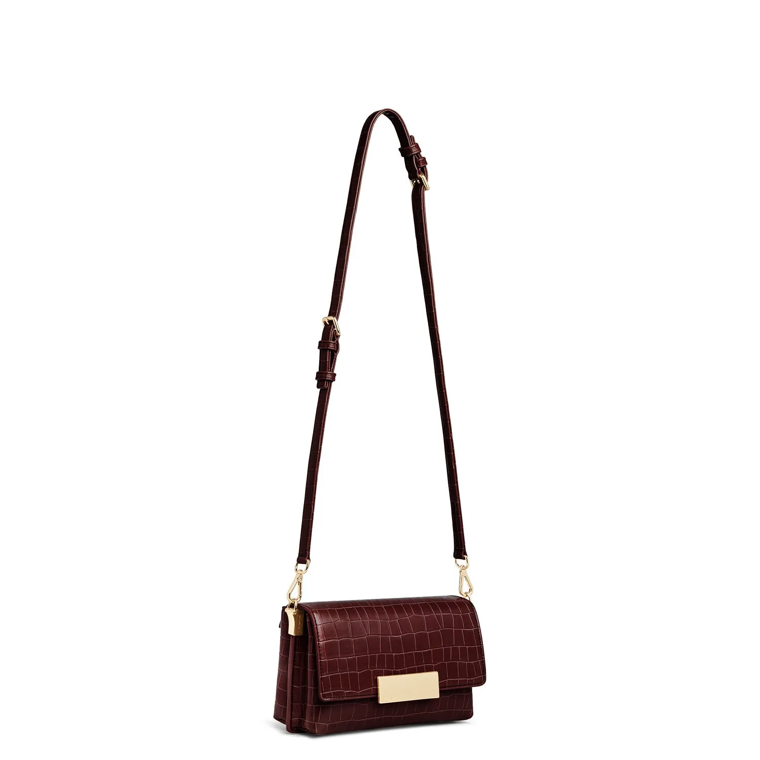 Maia Two-Way Shoulder Bag - Dark Brown