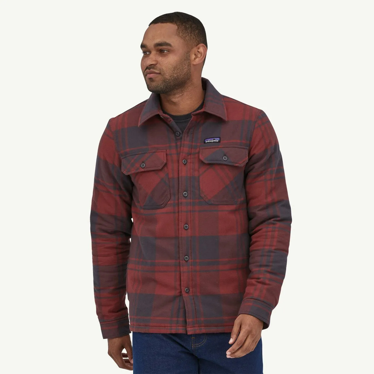 Midweight Fjord Flannel Shirt for Men - Insulated and Organic Cotton