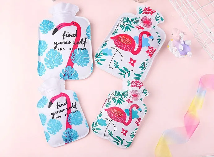 Mini Hot Water Bag - Flamingo