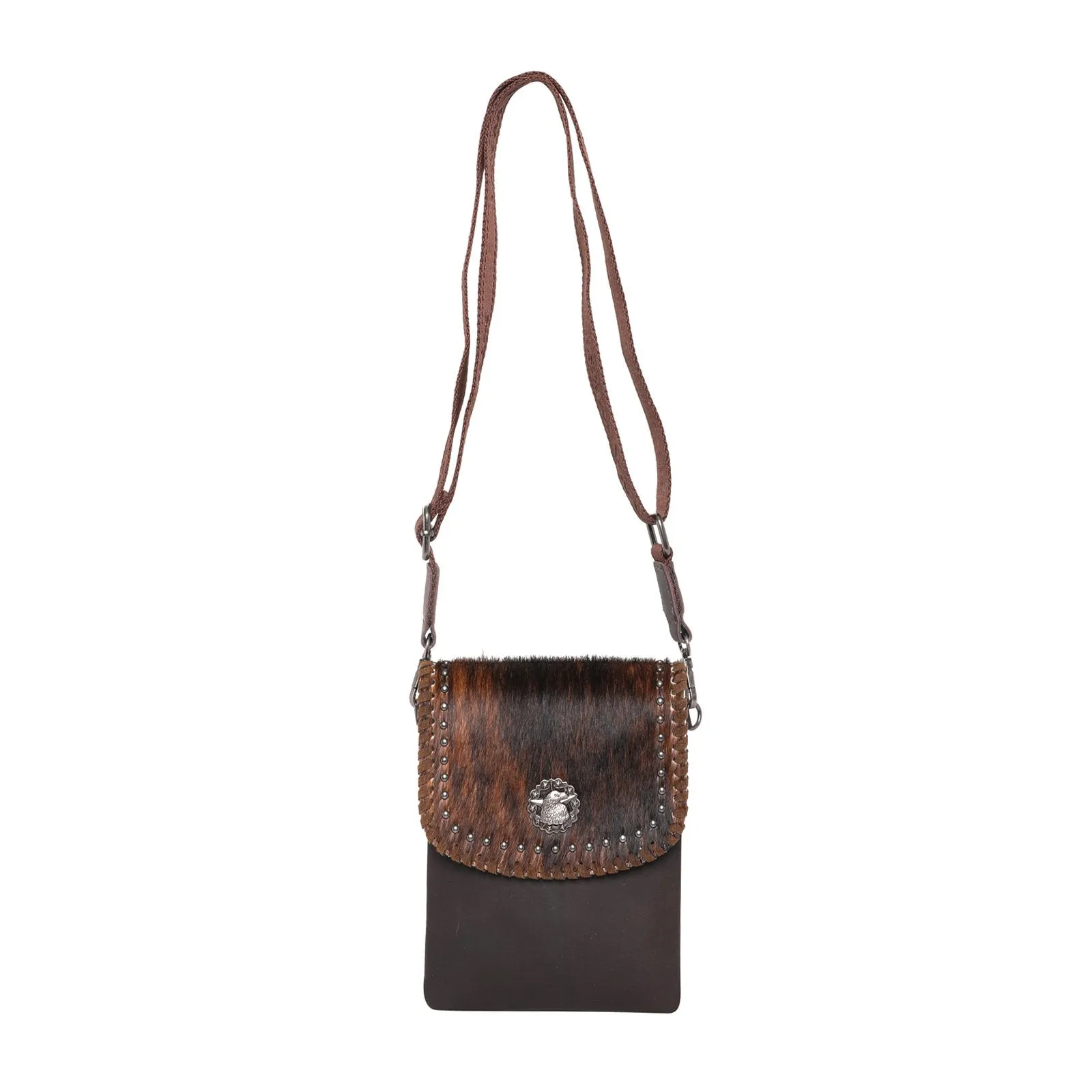 Montana West Hair-On Cowhide Leather Crossbody