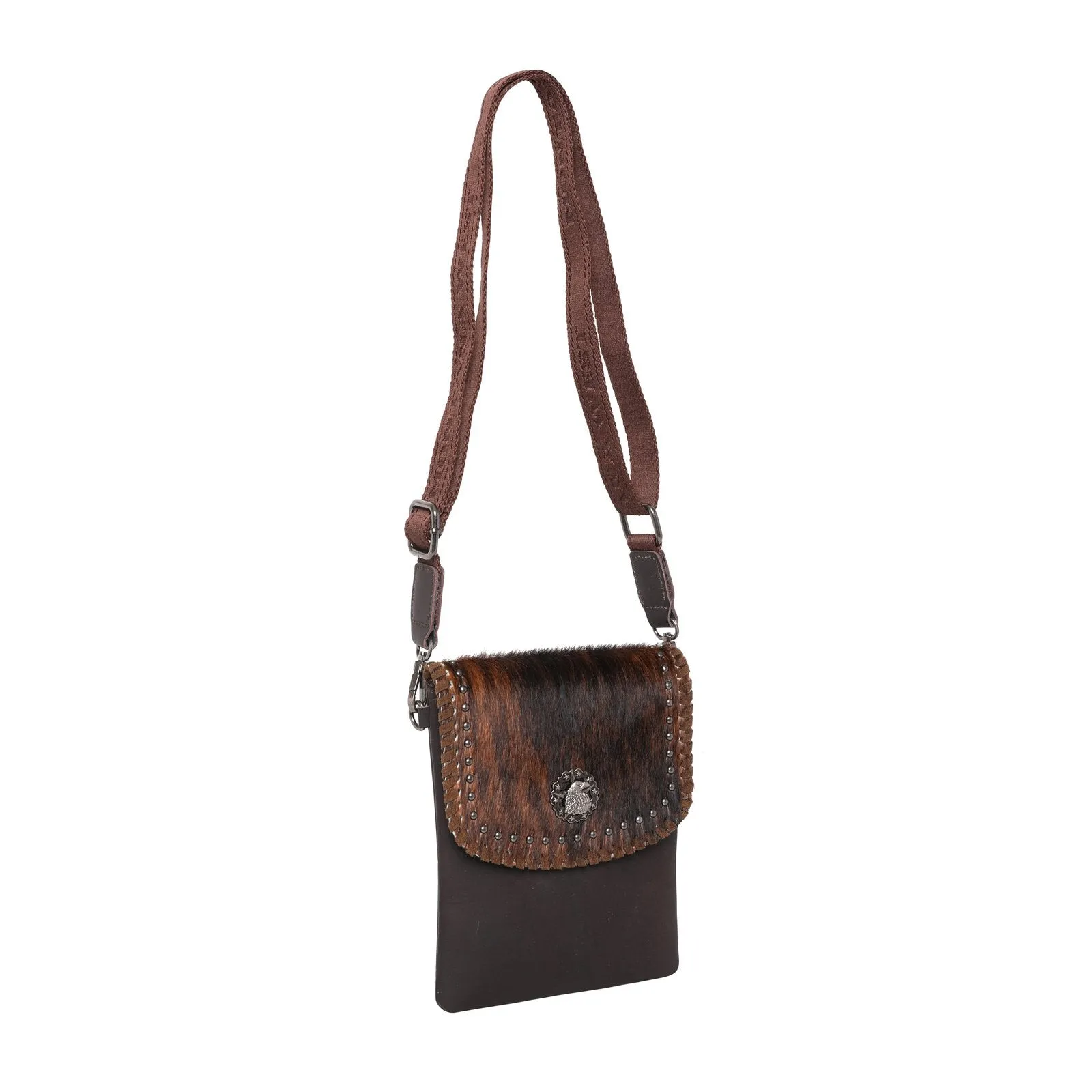 Montana West Hair-On Cowhide Leather Crossbody