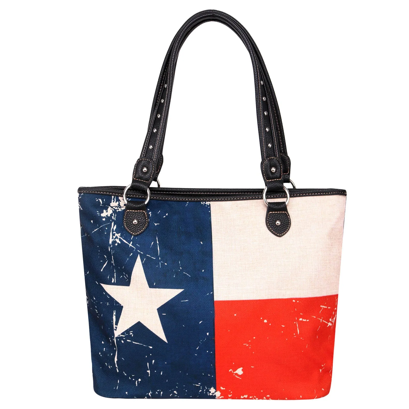 Montana West Texas Flag Canvas Tote Bag