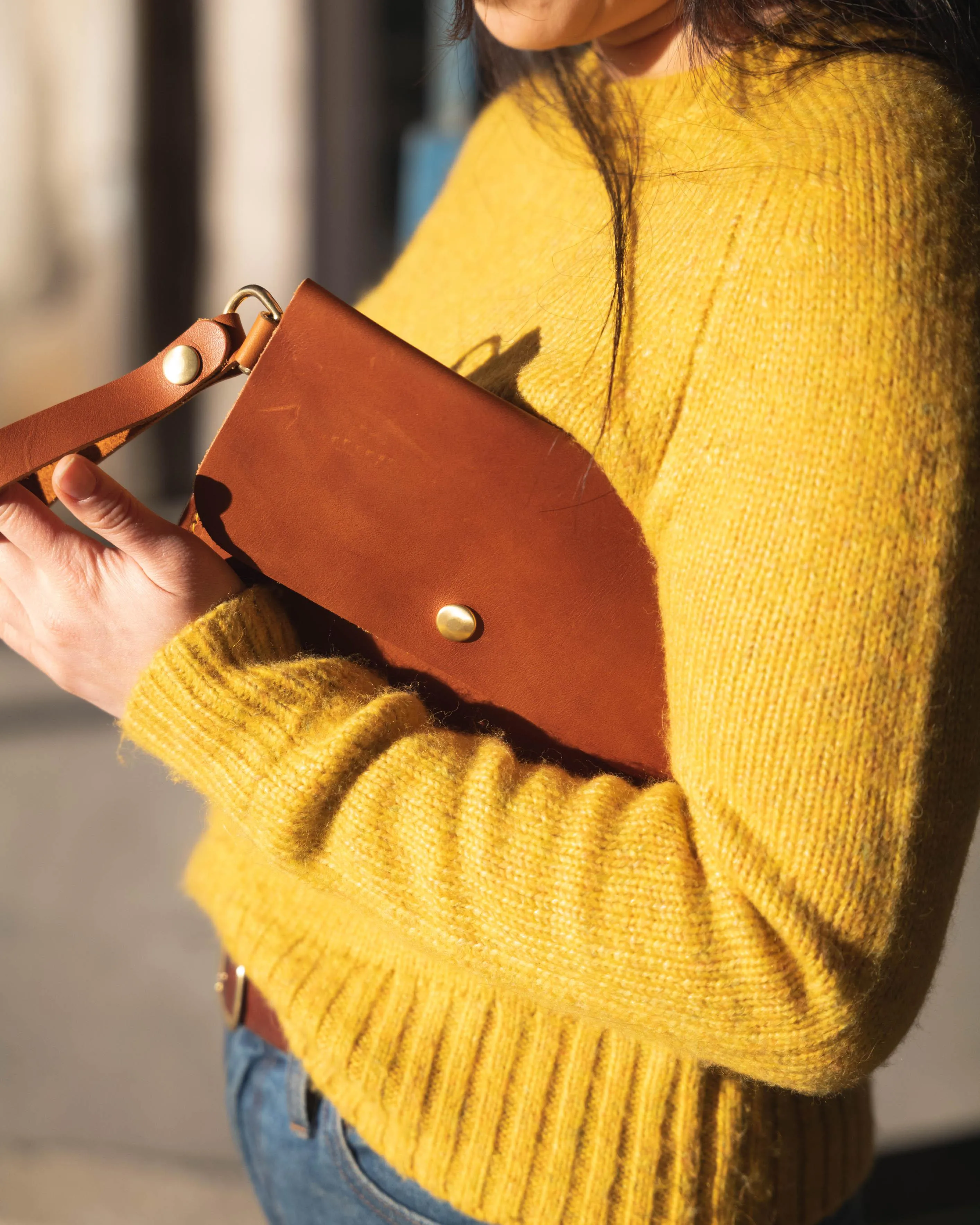 Mulberry Wristlet Clutch