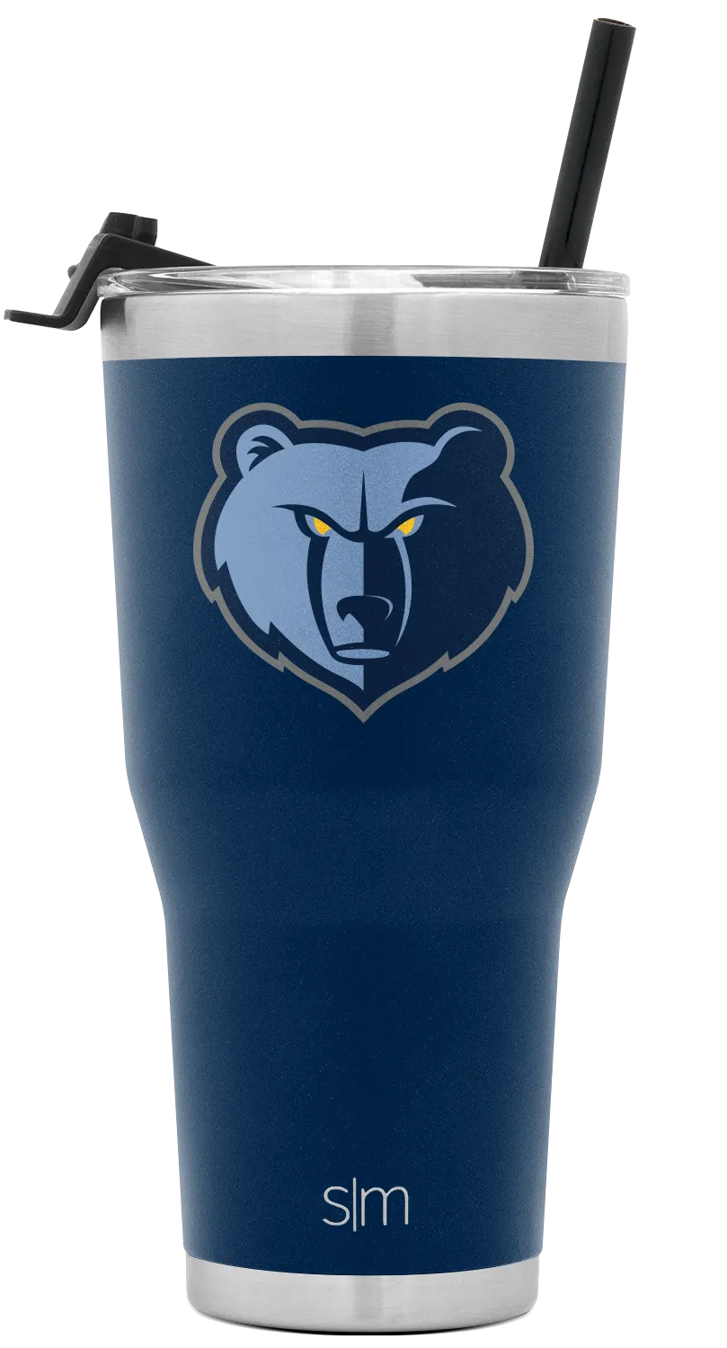 NBA Cruiser Tumbler with Flip Lid and Straw