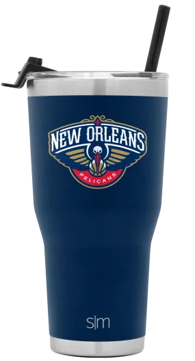 NBA Cruiser Tumbler with Flip Lid and Straw