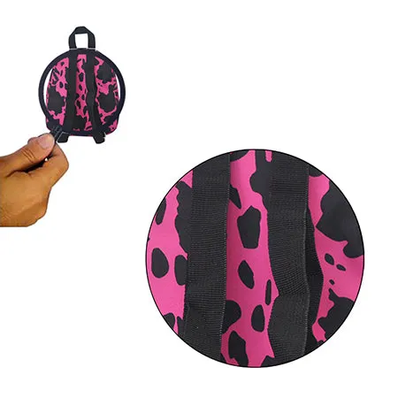 Neon Cow Hot Pink NGIL Mini Backpack