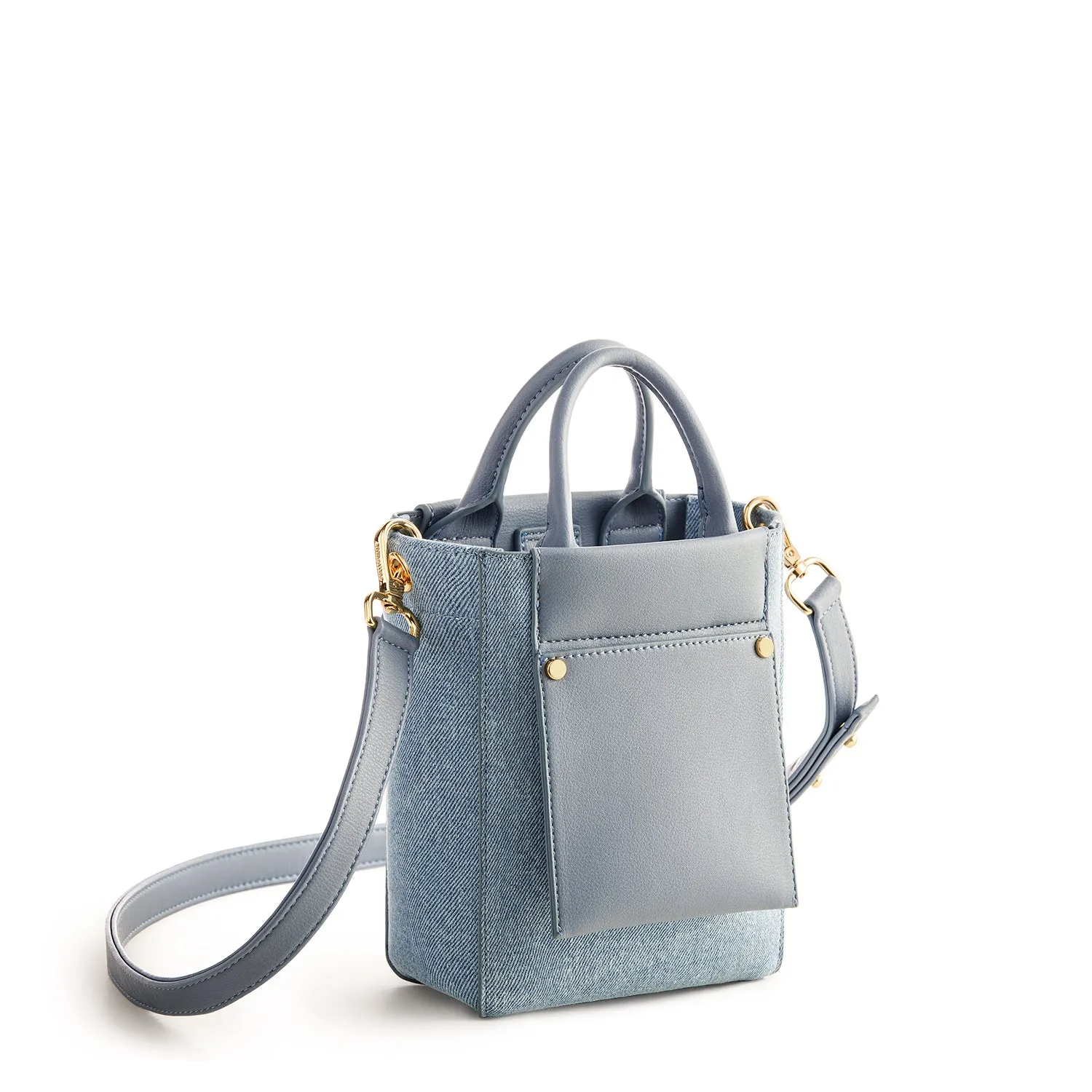 Nicola Mini Tote Denim - Blue