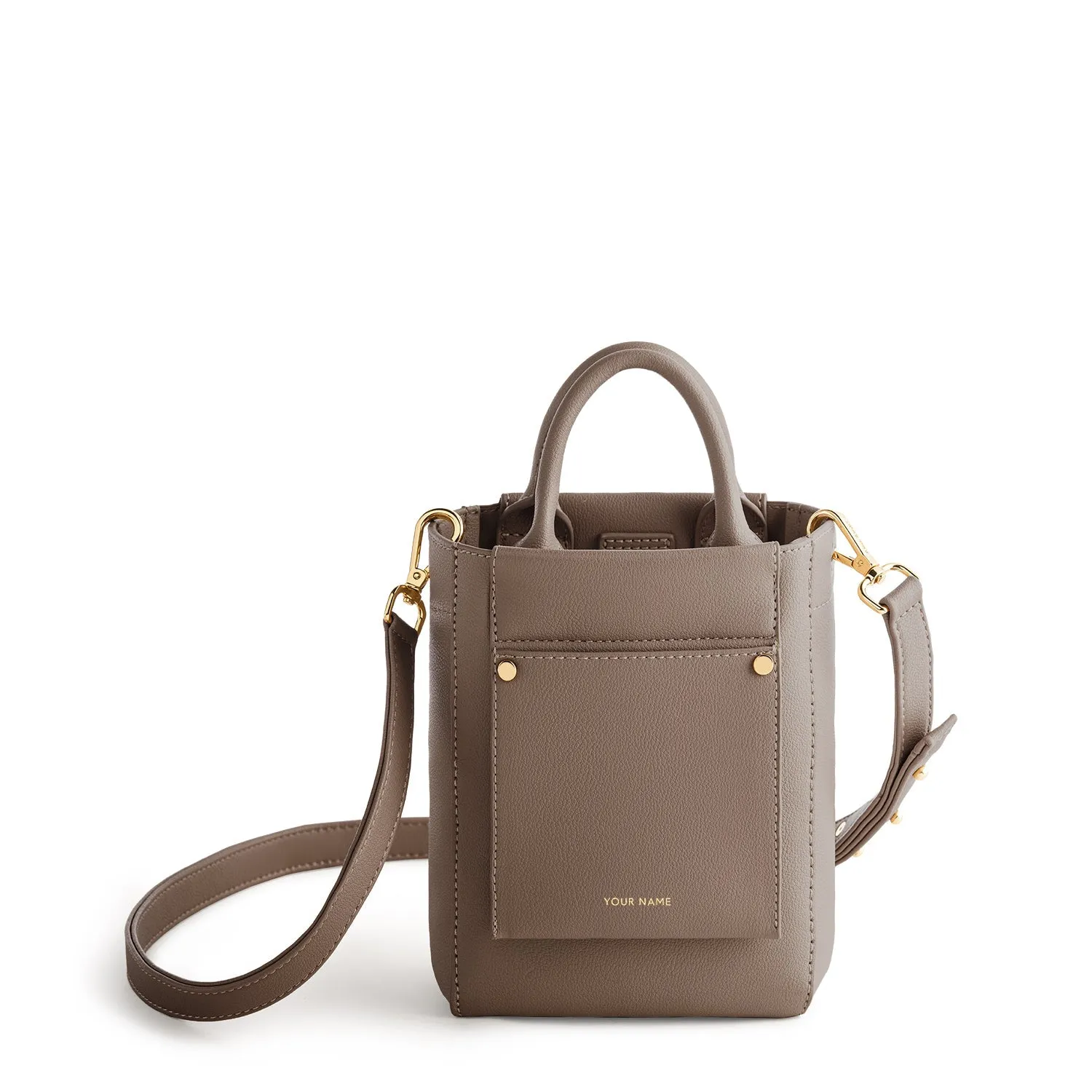 Nicola Mini Tote - Mocha