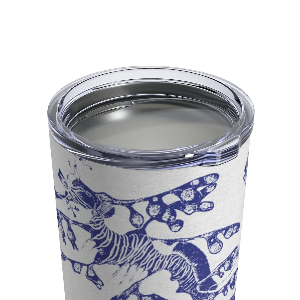 Ocean Stamps, 10 oz Steel Tumbler