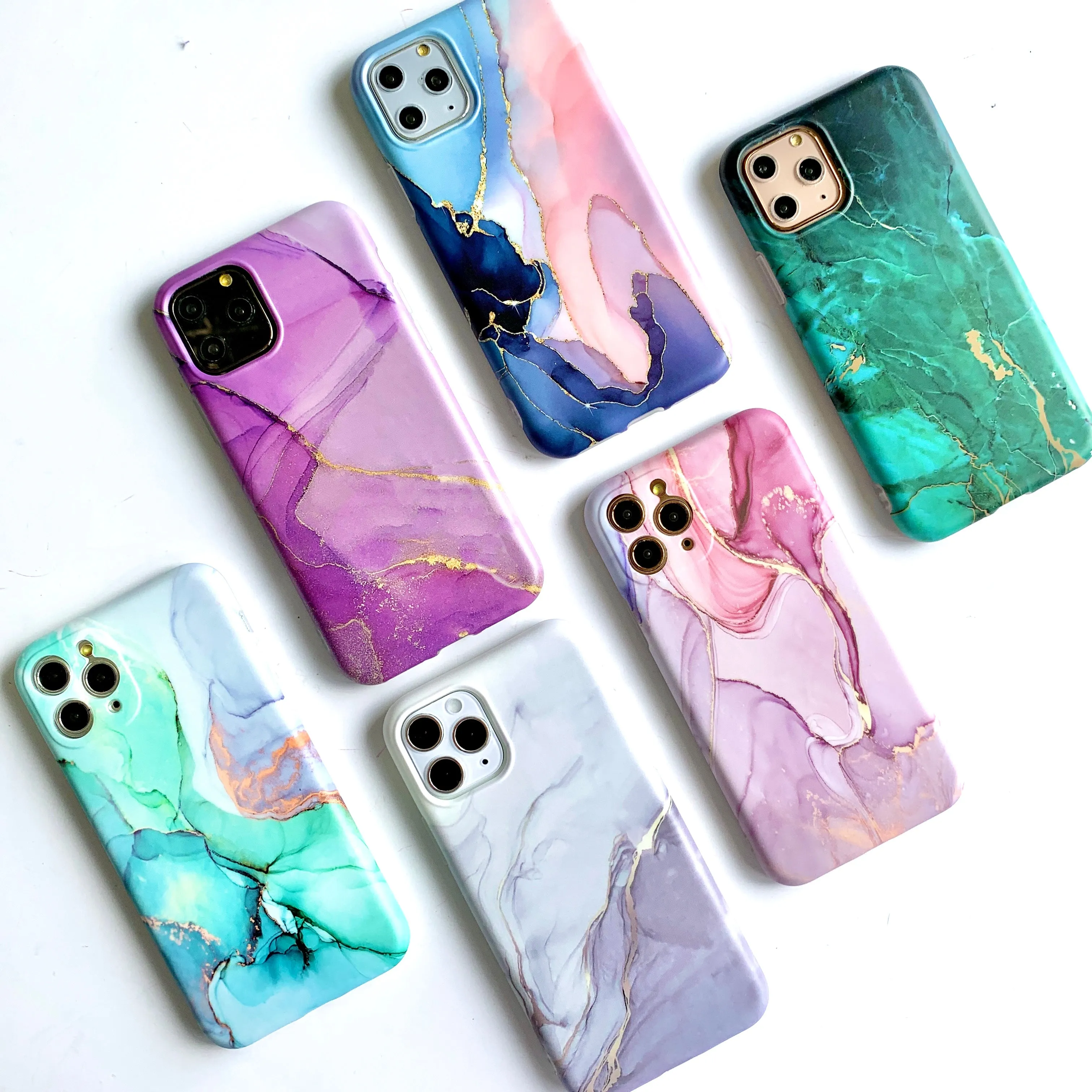 Pastel Purple Marble Phone Case