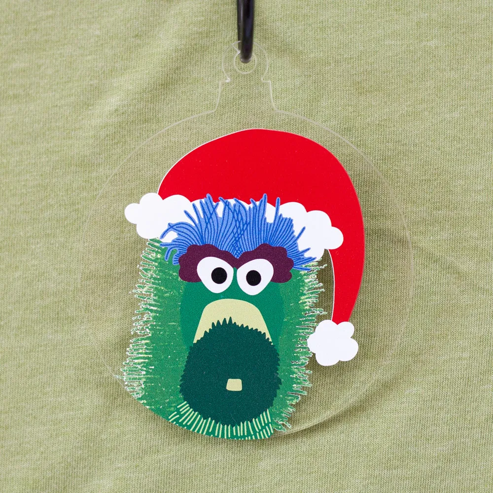 Philadelphia Christmas ornament, Philly Phanatic holiday ornament