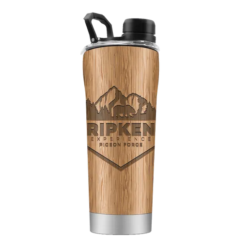 Pigeon Forge 20 oz Stainless Wood Shaker