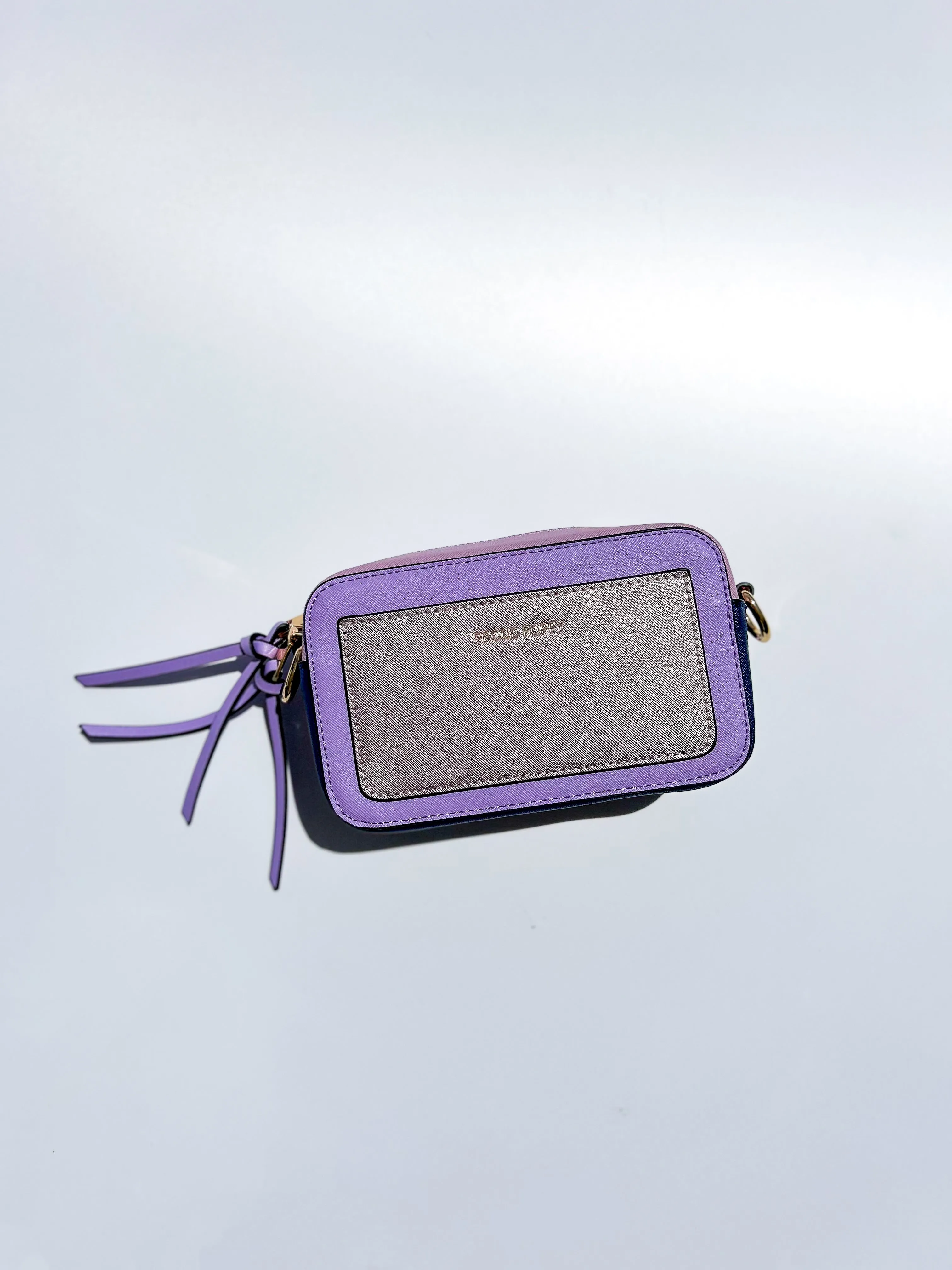 Proud Poppy Crossbody Bag in Purple