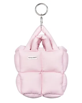 Puffer Mini Keychain Bag - Pink