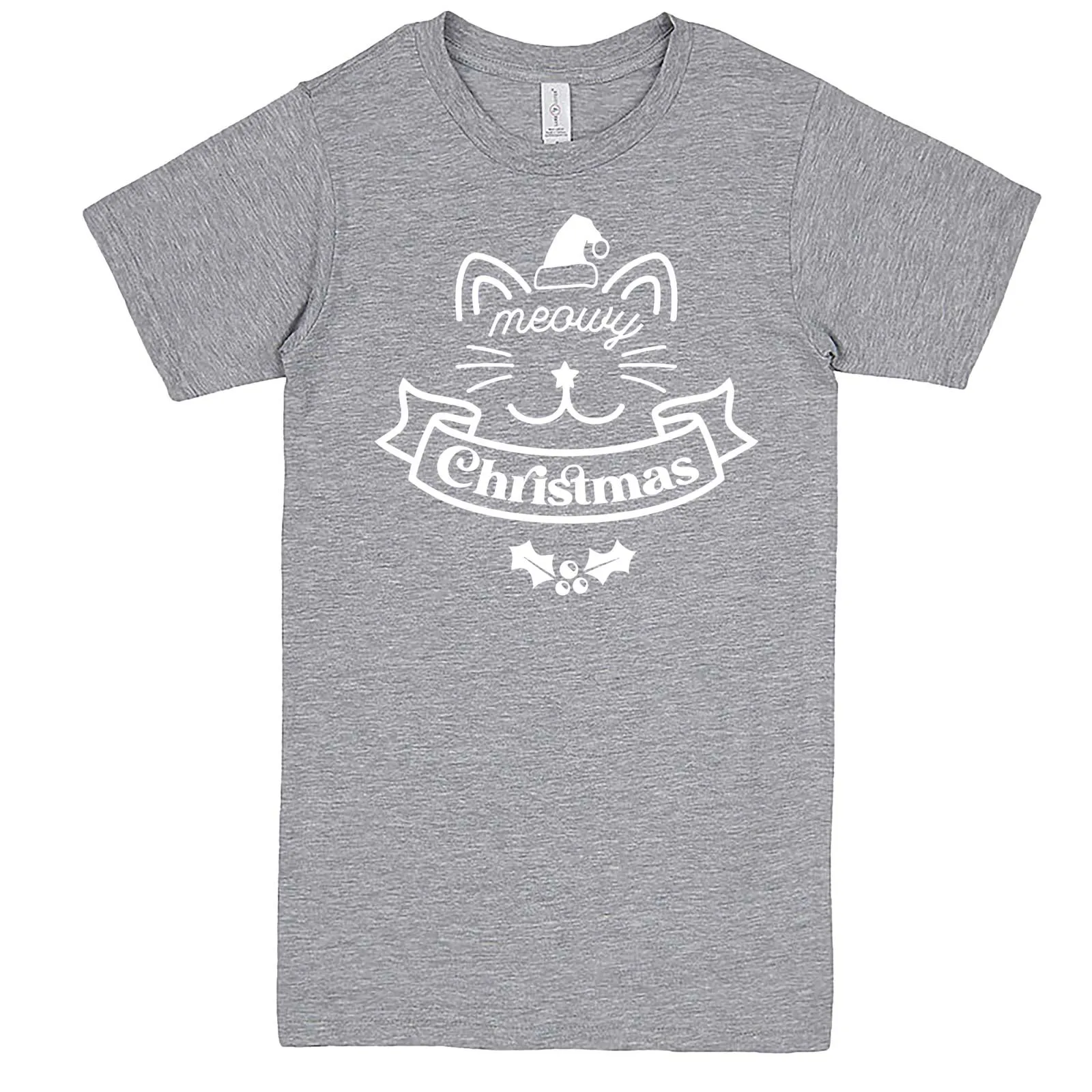 "Adorable Meowy Christmas kitty" men's t-shirt