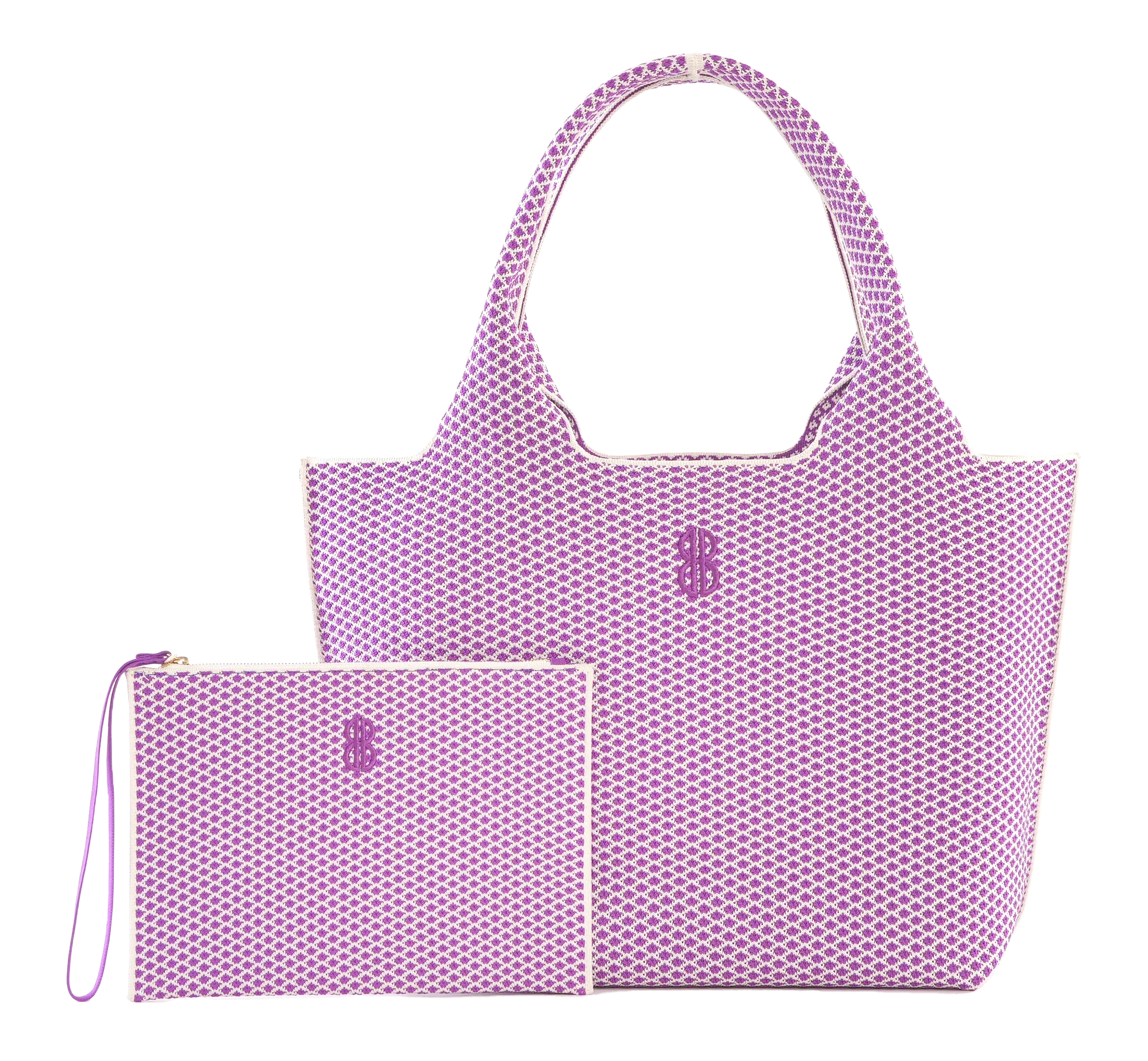 Sutton City Tote - Purple Diamond - Large