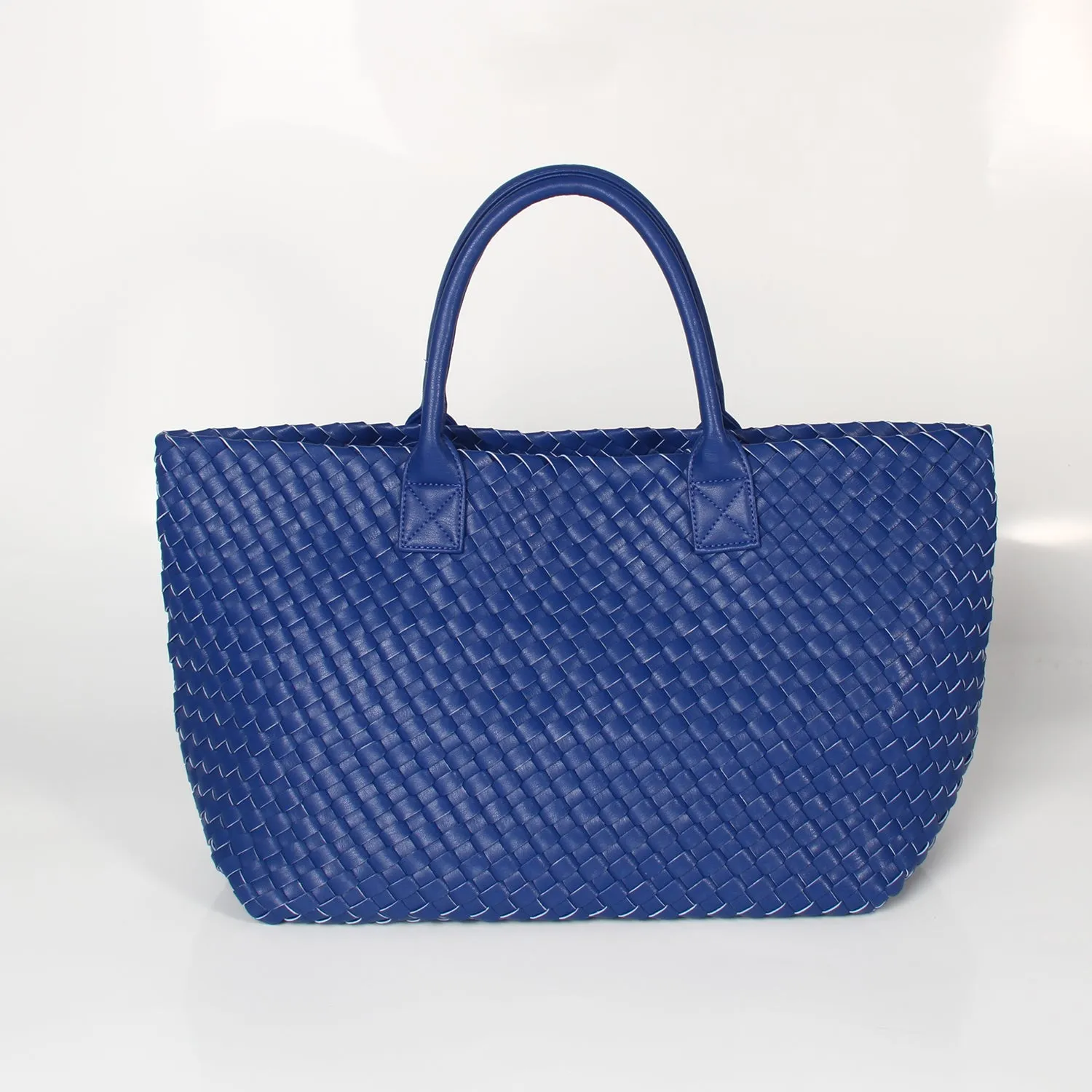 The Weavey Tote - Sapphire