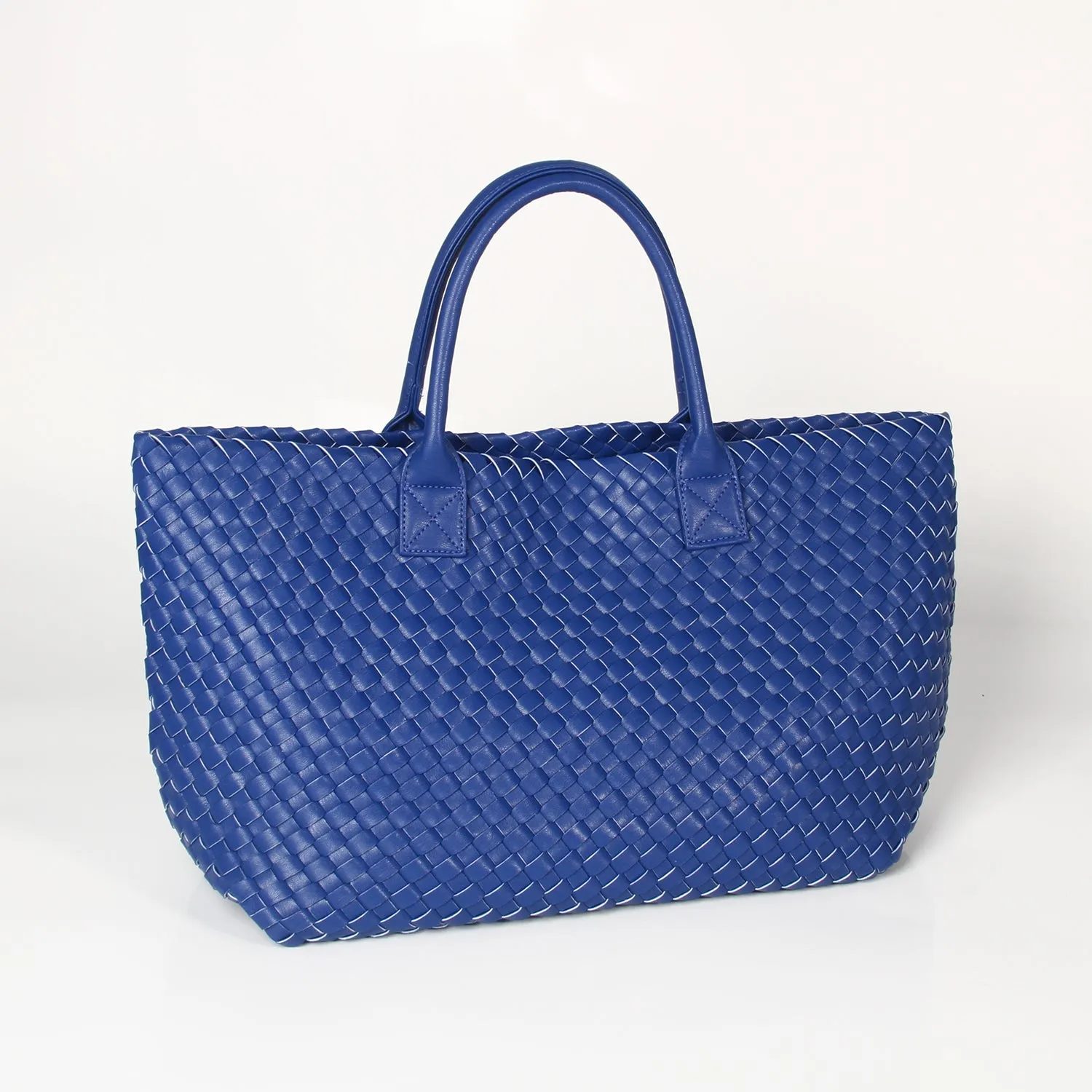 The Weavey Tote - Sapphire