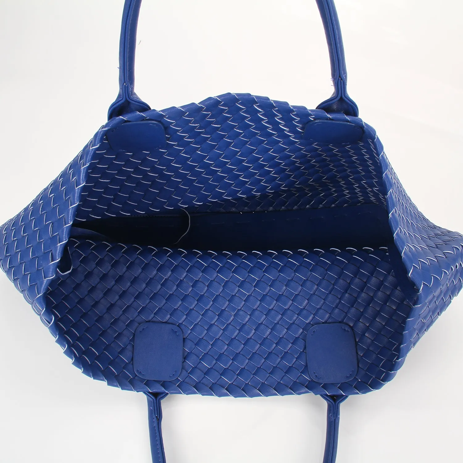 The Weavey Tote - Sapphire