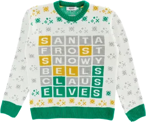 The WORDLE Puzzle Knitted Christmas Jumper