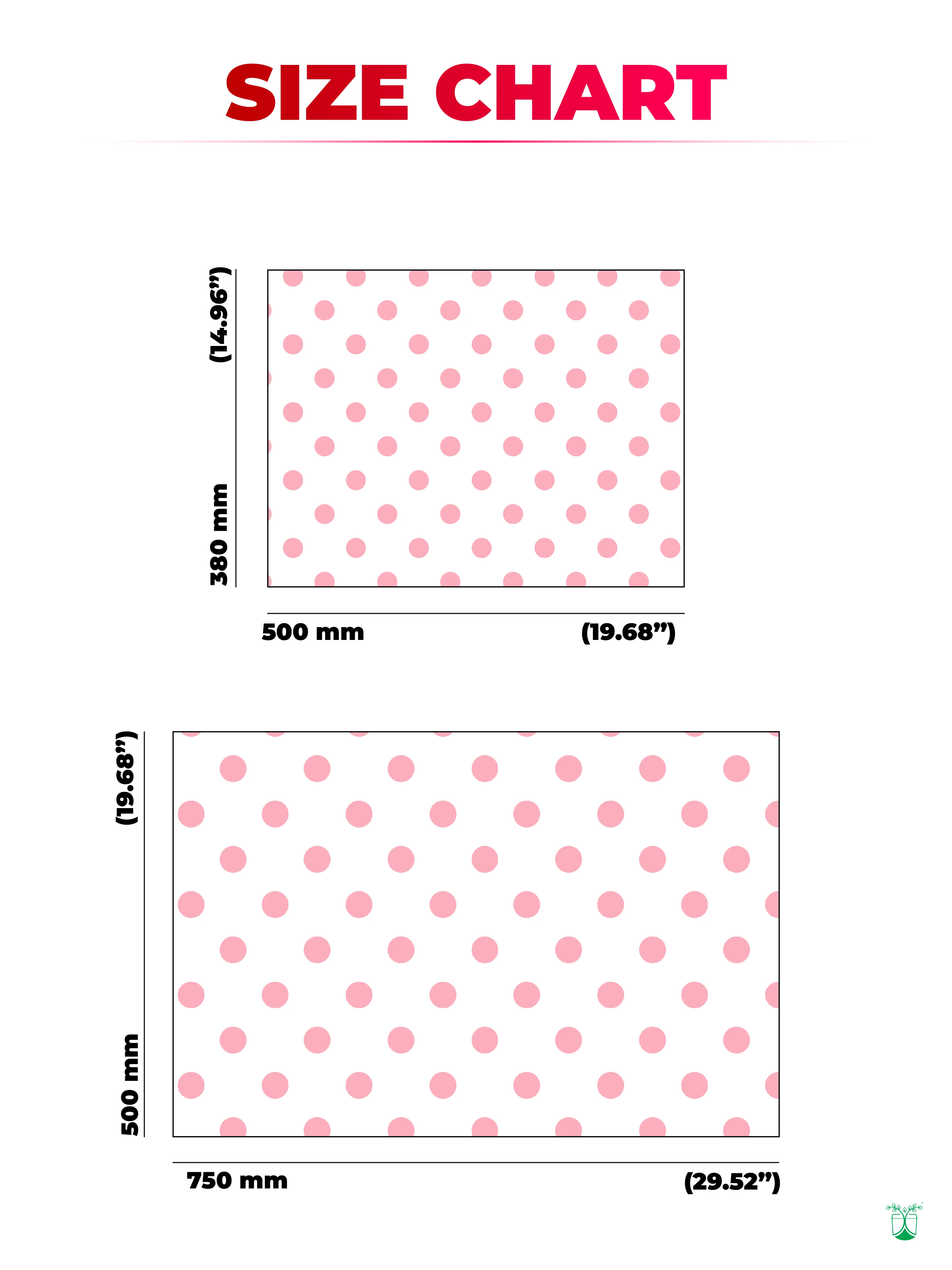 Tissue Wrapping Paper with Pink Polka Dots for Eco-friendly Packaging.