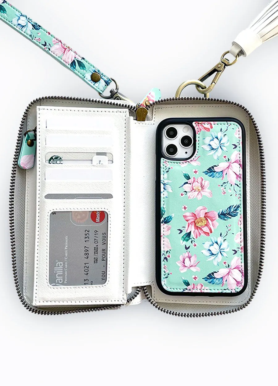 Ultimate Wristlet Phone Case in Fresh Floral