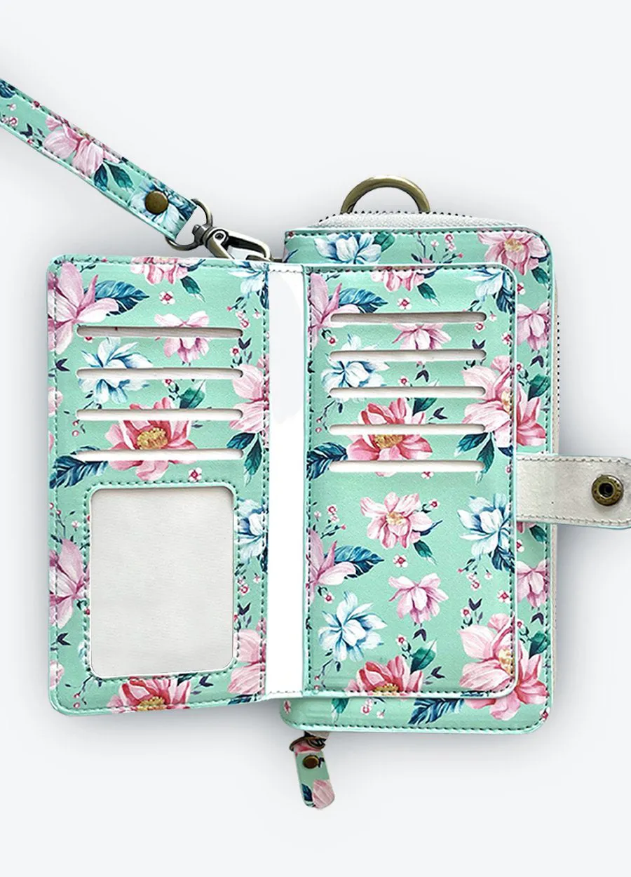 Ultimate Wristlet Phone Case in Fresh Floral