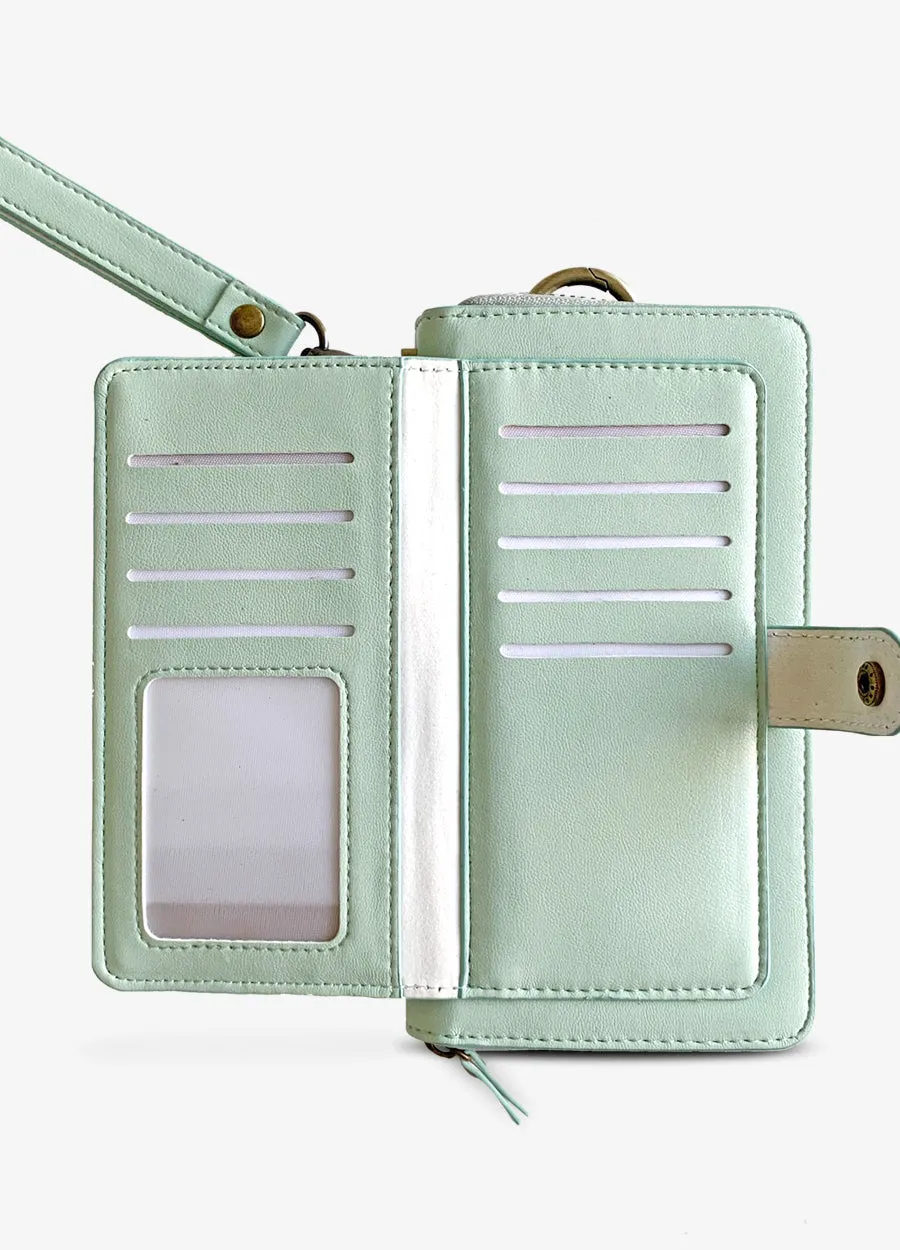 Ultimate Wristlet Phone Case in Mint