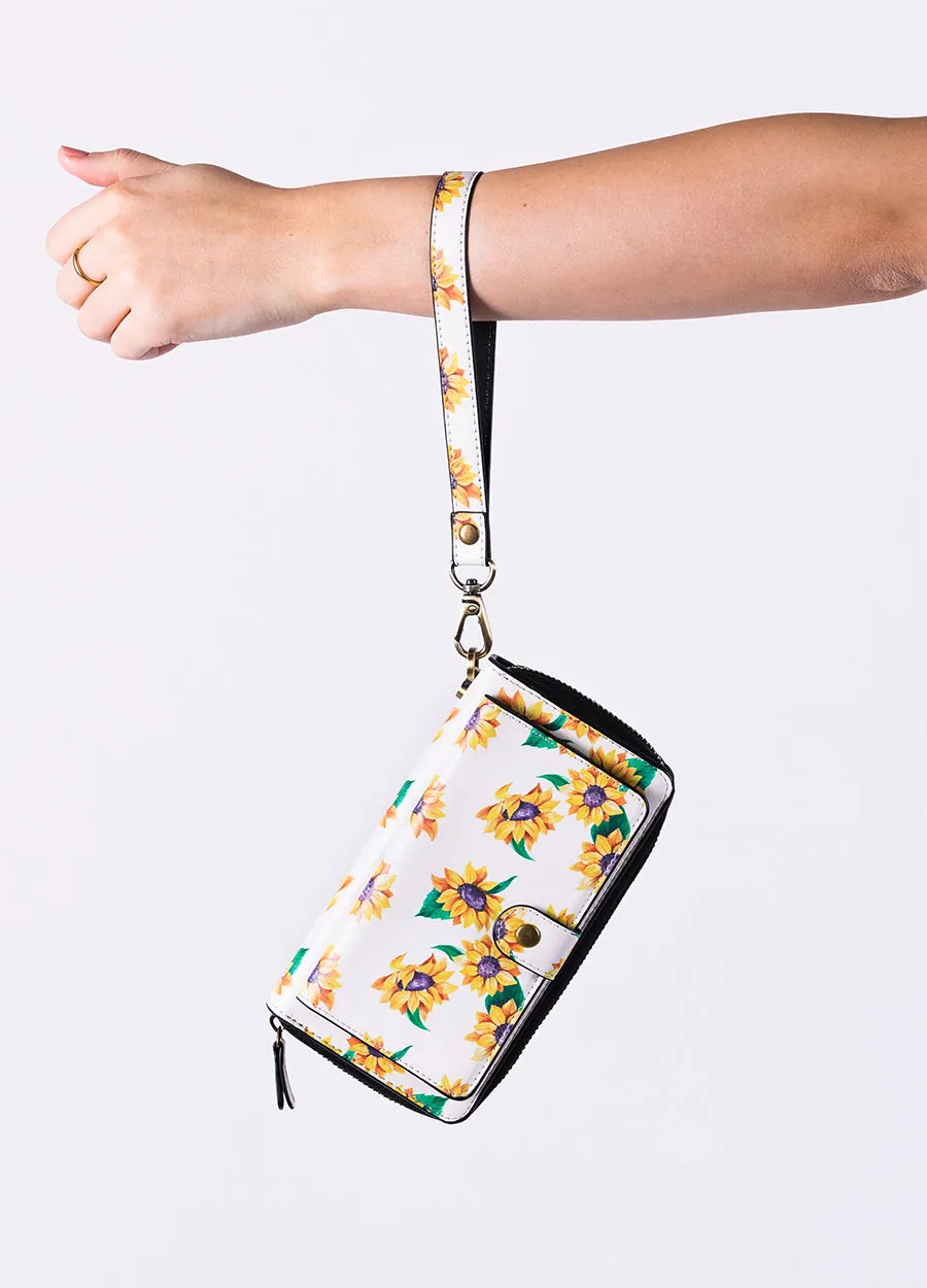 Ultimate Wristlet Phone Case in Sunflower