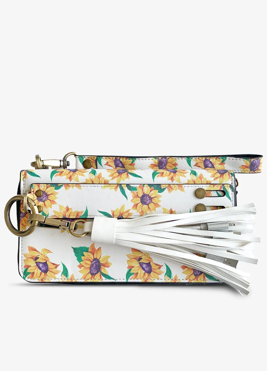 Ultimate Wristlet Phone Case in Sunflower