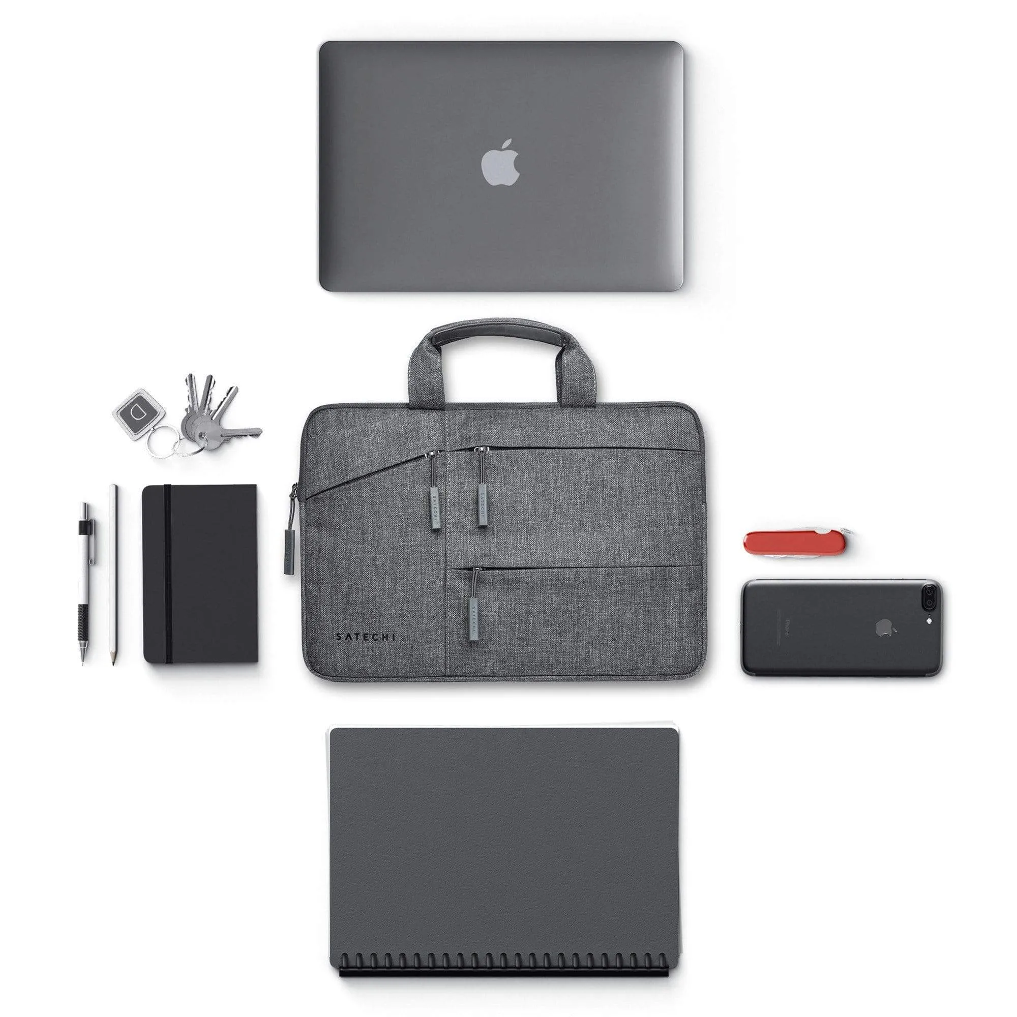 Water-Resistant Laptop Carrying Case with Pockets