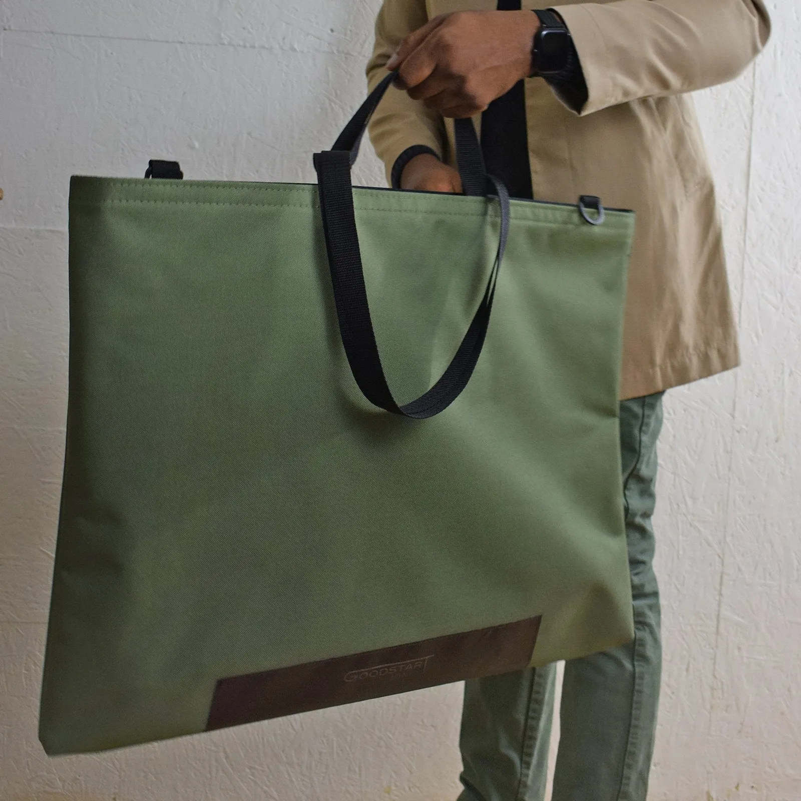 XL Tote Bag Shopper | OLIVE GREEN